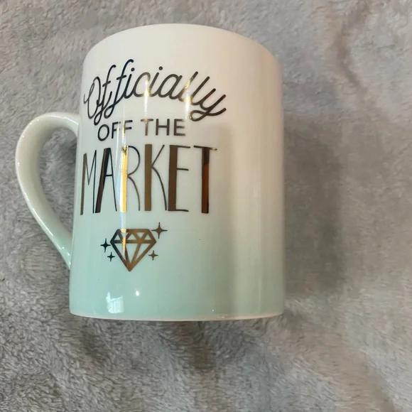 𝅺HAZEL & Co Bride Diamond Officially Off The Market Ceramic Wedding Mug - Picture 6 of 6
